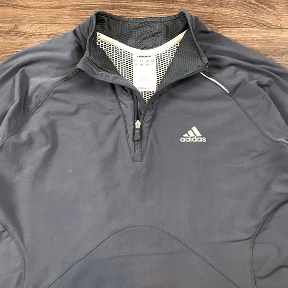 Adidas Climacool Women’s Running Supernova 1/4 Zip Noble Gray Sweatshirt Size M - Picture 4 of 7